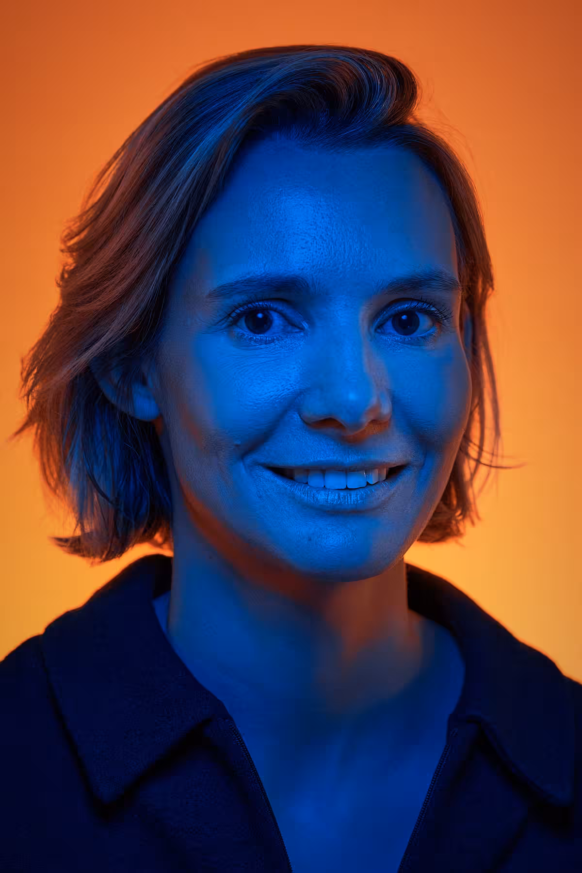 Portrait of Christine Vallaure taken at beyond tellerrand in Berlin 2024 by Norman Posselt