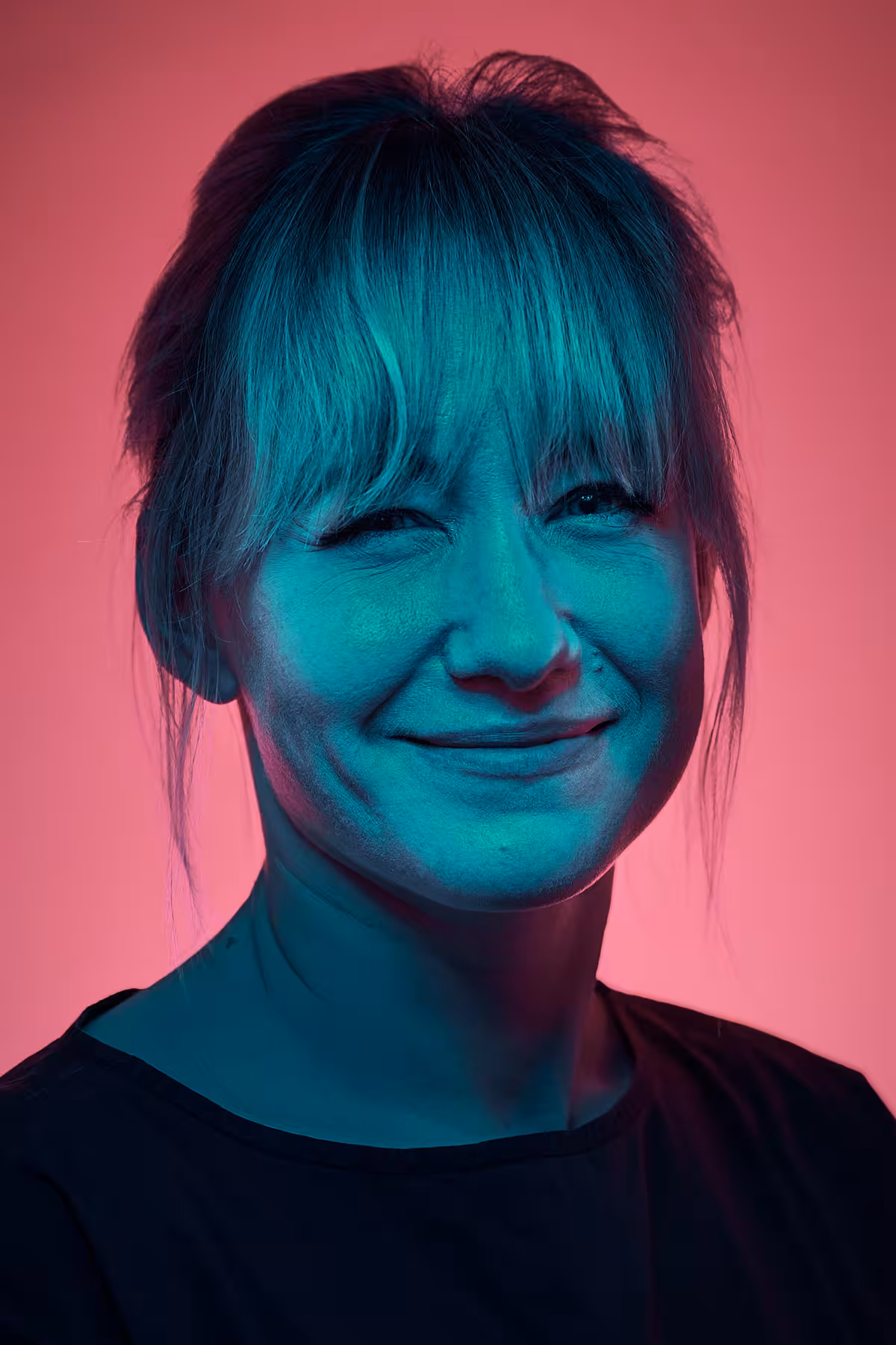 Portrait of Linda Liukas taken at beyond tellerrand in Berlin 2024 by Norman Posselt