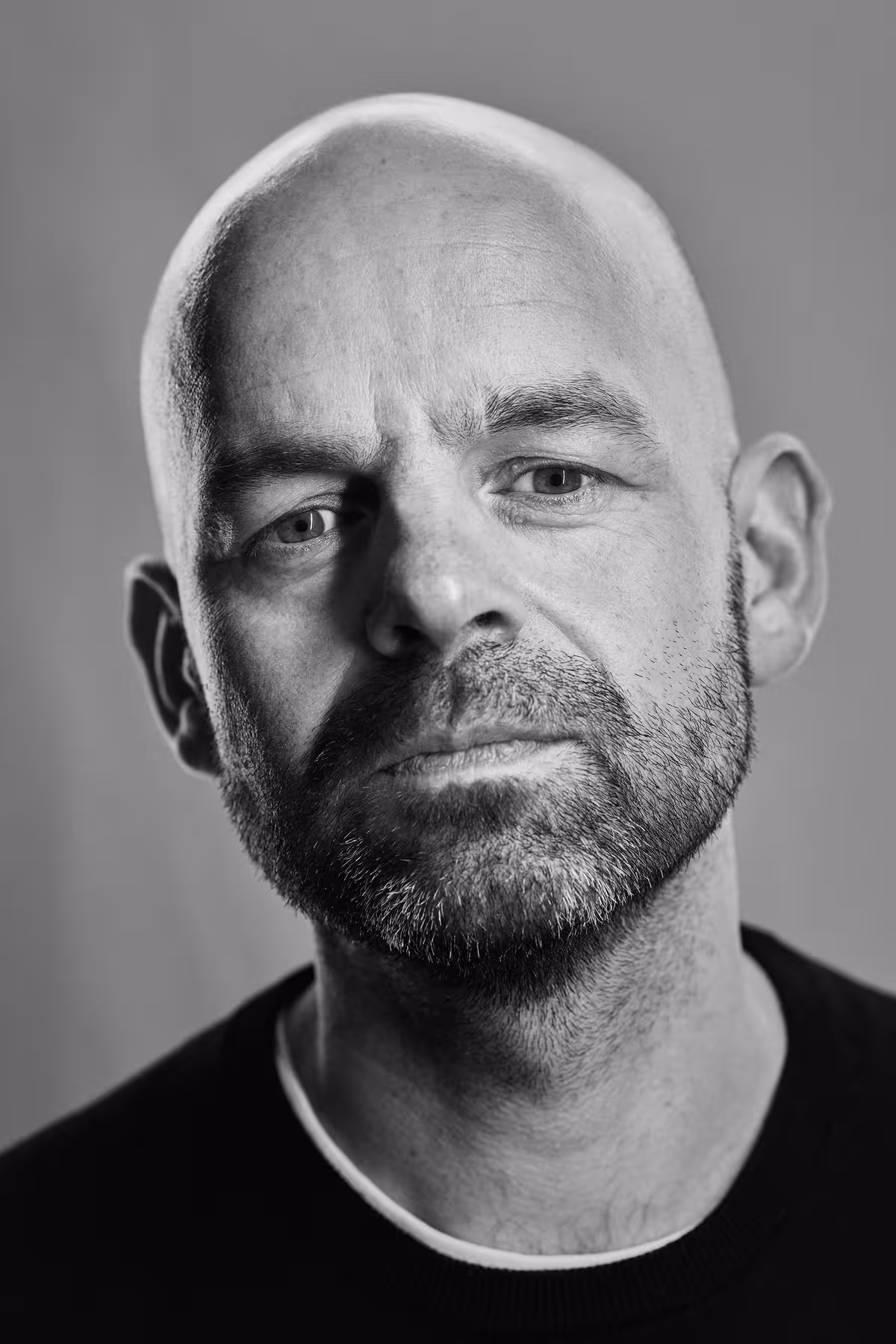 Portrait of Rob Draper taken at beyond tellerrand in Düsseldorf 2019 by Norman Posselt