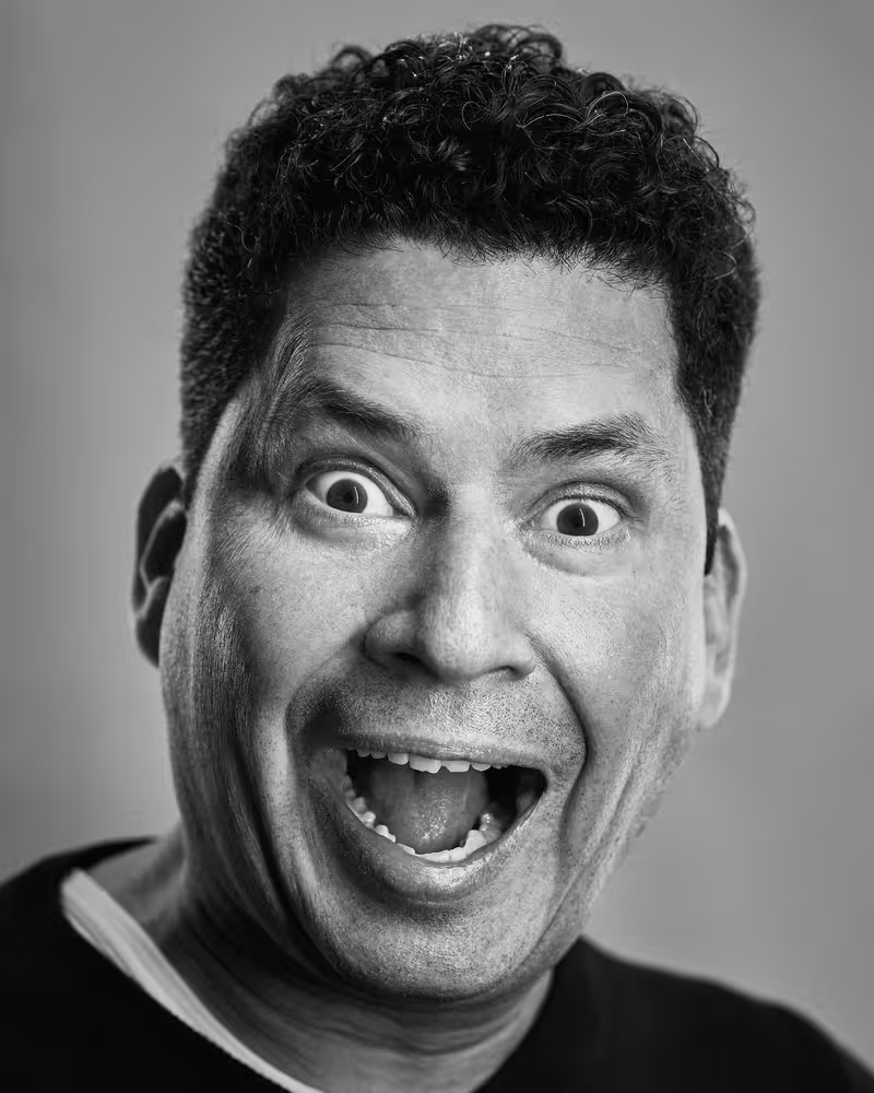 Portrait of Stephen Hay taken at beyond tellerrand in Düsseldorf 2019 by Norman Posselt