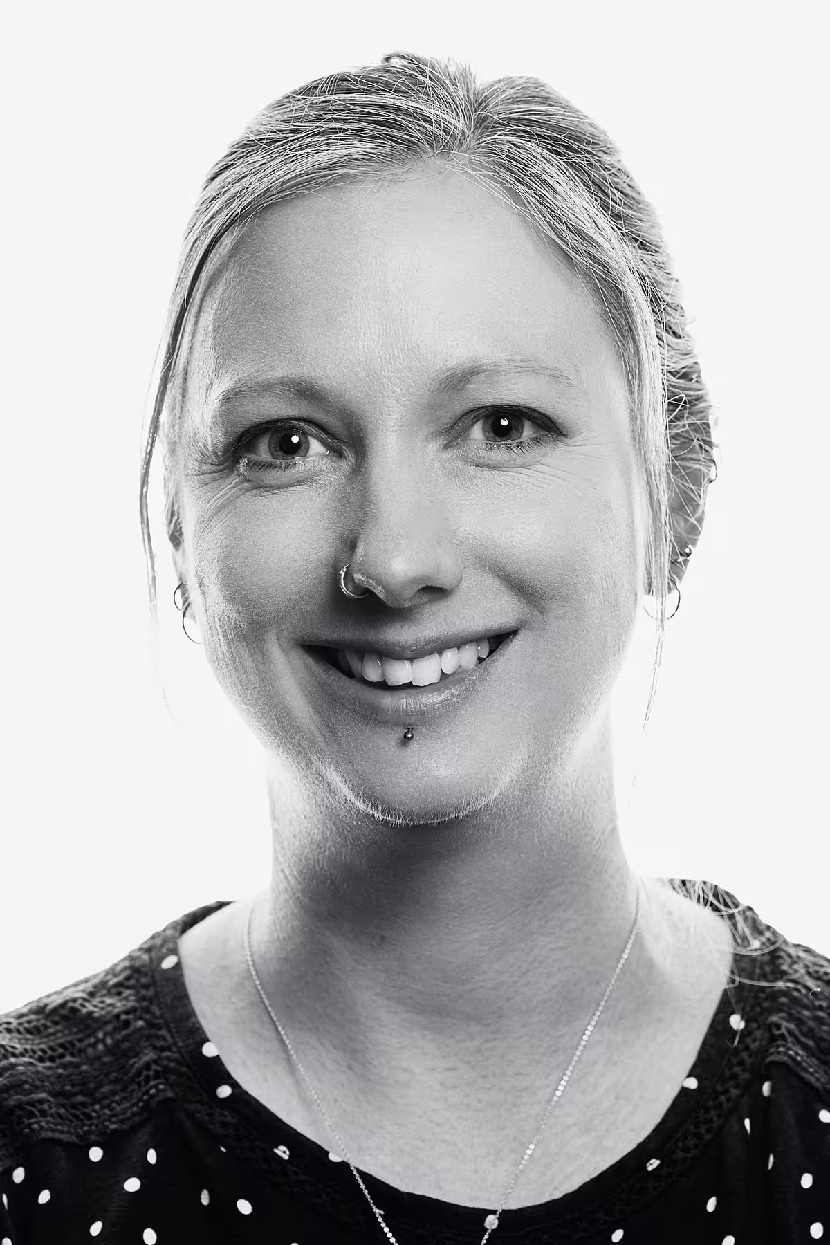 Portrait of Michelle Barker taken at beyond tellerrand in Düsseldorf 2023 by Norman Posselt