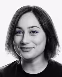 Portrait of Sophie Koonin taken at beyond tellerrand in Düsseldorf 2023 by Norman Posselt