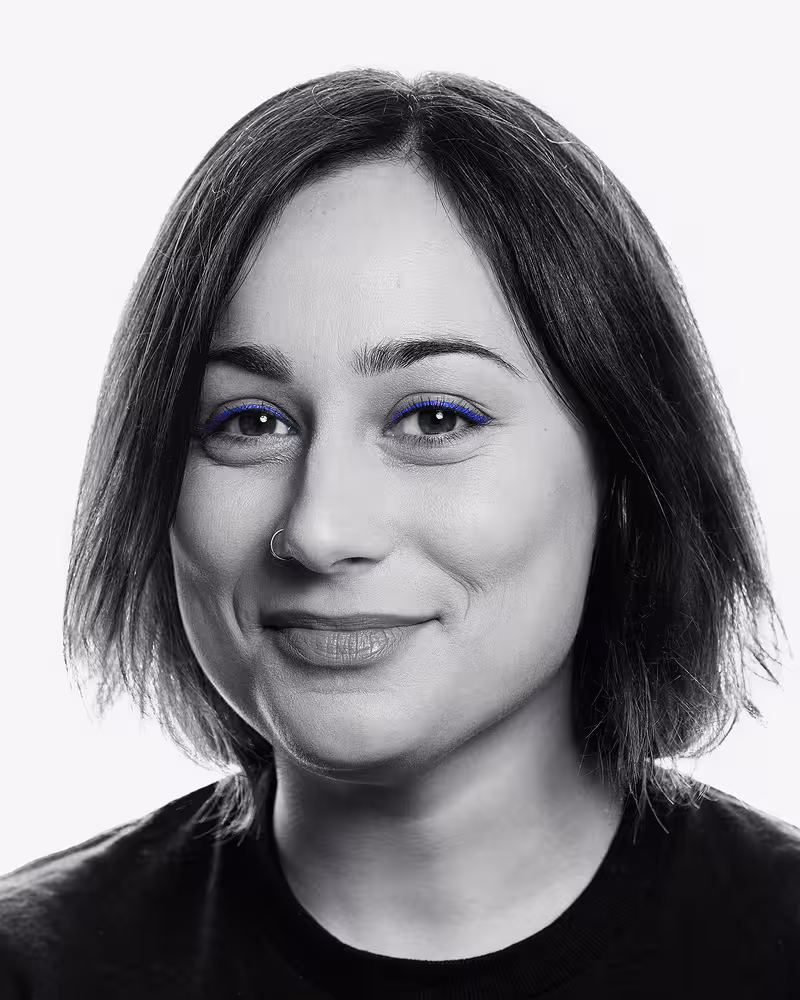 Portrait of Sophie Koonin taken at beyond tellerrand in Düsseldorf 2023 by Norman Posselt