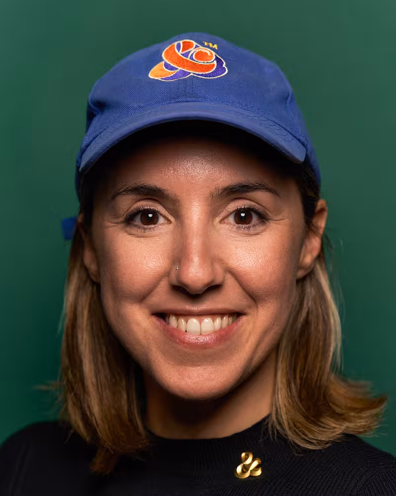 Portrait of Martina Flor taken at beyond tellerrand in Düsseldorf 2025 by Norman Posselt