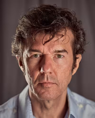 Portrait of Stefan Sagmeister taken at beyond tellerrand in Hamburg 2022 by Norman Posselt